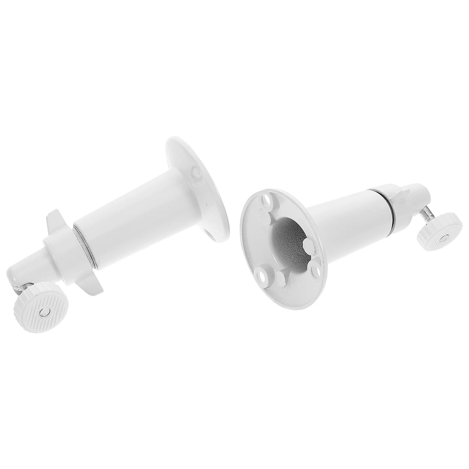 

2 Pcs Camera Bracket Adjustable Security Holder Metal Wall Mount Aluminum Alloy Indoor Mounting