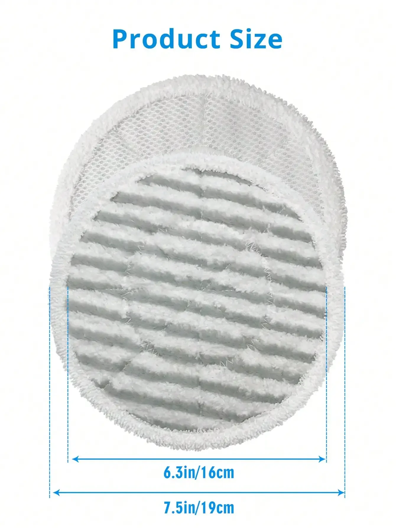 8 Packungen Ersatz-Dampfmopp-Pads für Shark S7020 S7000 S7001 S7201 Steam & Scrub All-in-One Scrubbing Mop Zubehörteile – Detail 1