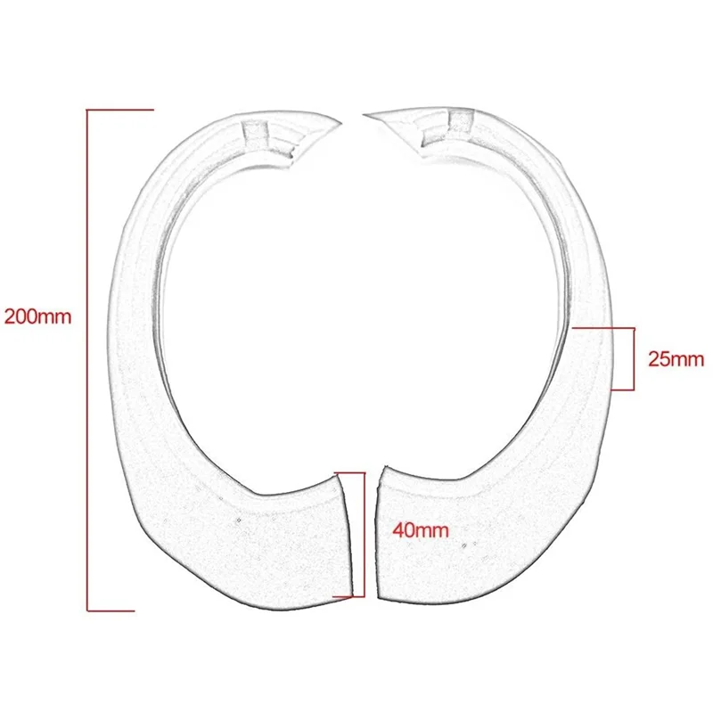 قطع غيار الدراجات النارية رام مدخل هواء القناة المطاط المثبط لياماها YZF-R1 YZF R1 2007 2008 #6