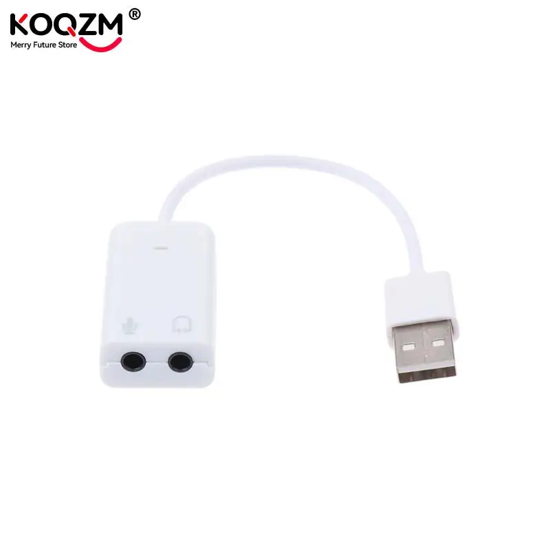 7.1 External USB Sound Card Jack 3.5mm USB Audio Adapter Earphone Micphone Sound Card For Macbook Computer Laptop PC Portable