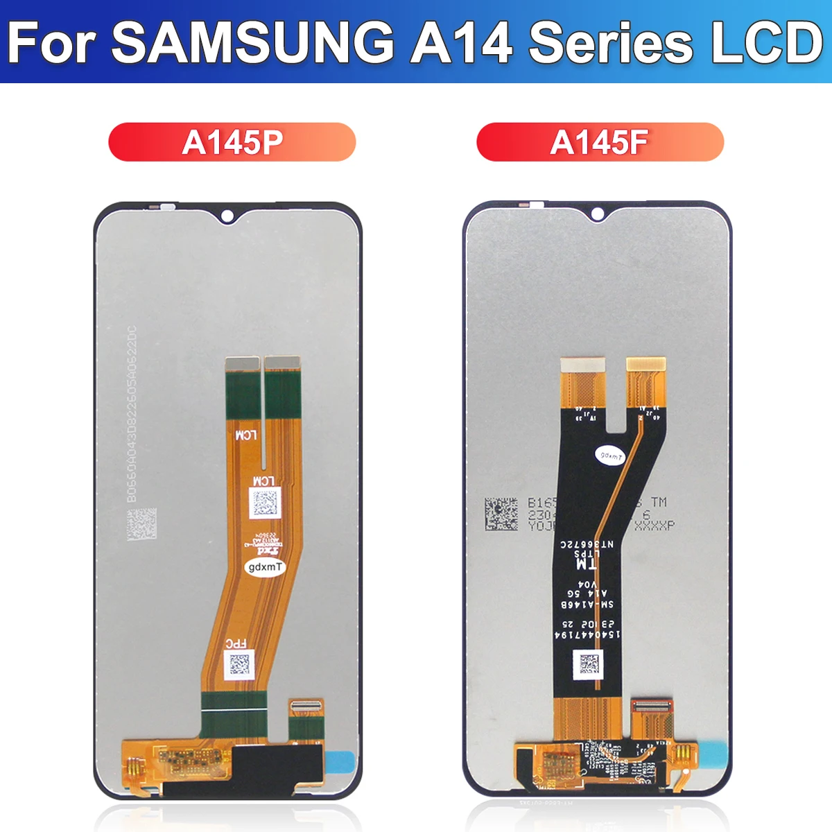 Tested 6.6\'\' For Samsung A14 4G LCD Display Touch Screen Digitizer For Samsung A14 LTE A145F A145M A145P LCD With Frame