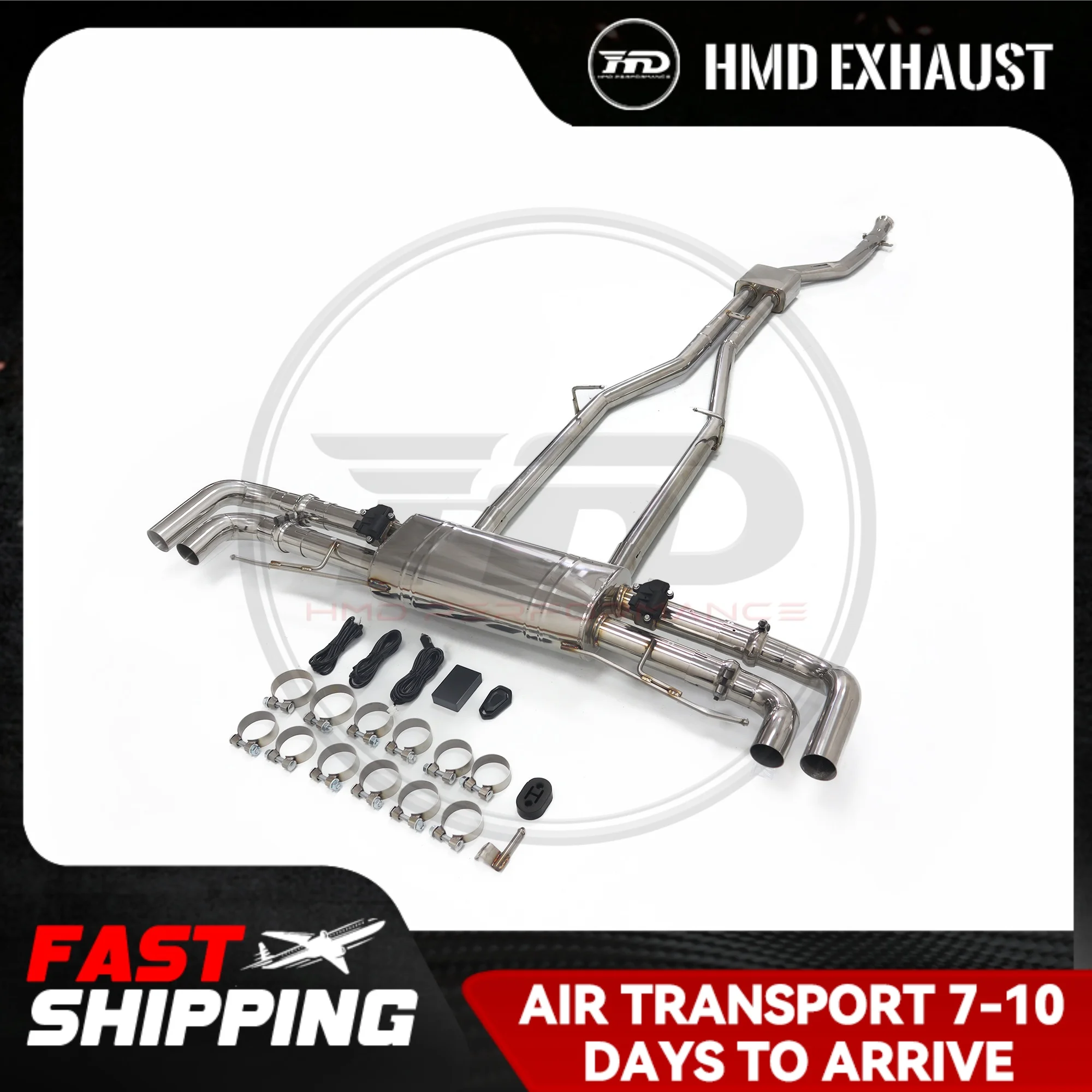 

HMD Exhaust System Stainless Steel Performance Catback for BMW X5 X6 G05 G06 3.0T Muffler With Valve