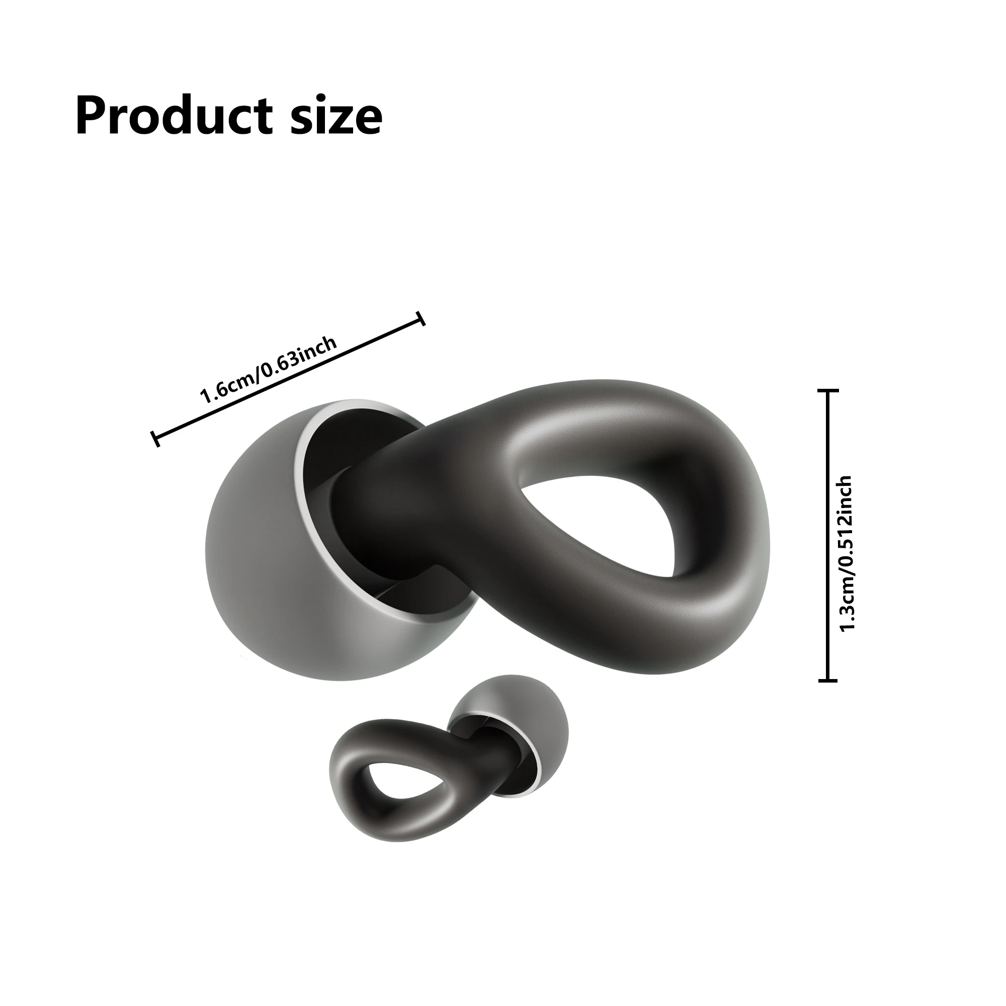 المقابس للنوم السباحة العمل سوبر لينة قابلة لإعادة الاستخدام حماية السمع للحد من الضوضاء سيليكون إلغاء الضوضاء سدادات الأذن هادئة E #6