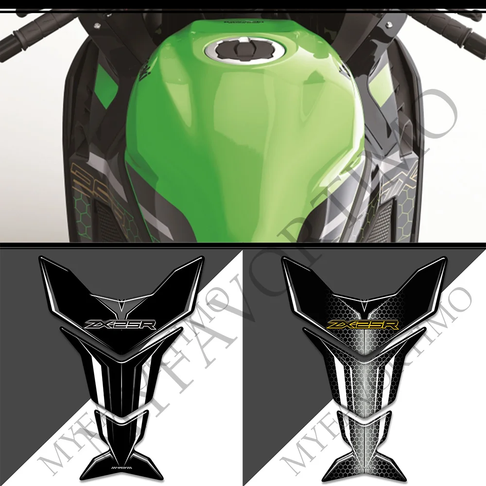 

Motorcycle For Kawasaki Ninja ZX25R ZX 25R ZX-25R Fairing Gas Fuel Oil Kit Knee Decal TankPad 3D Stickers Protector Tank Pad