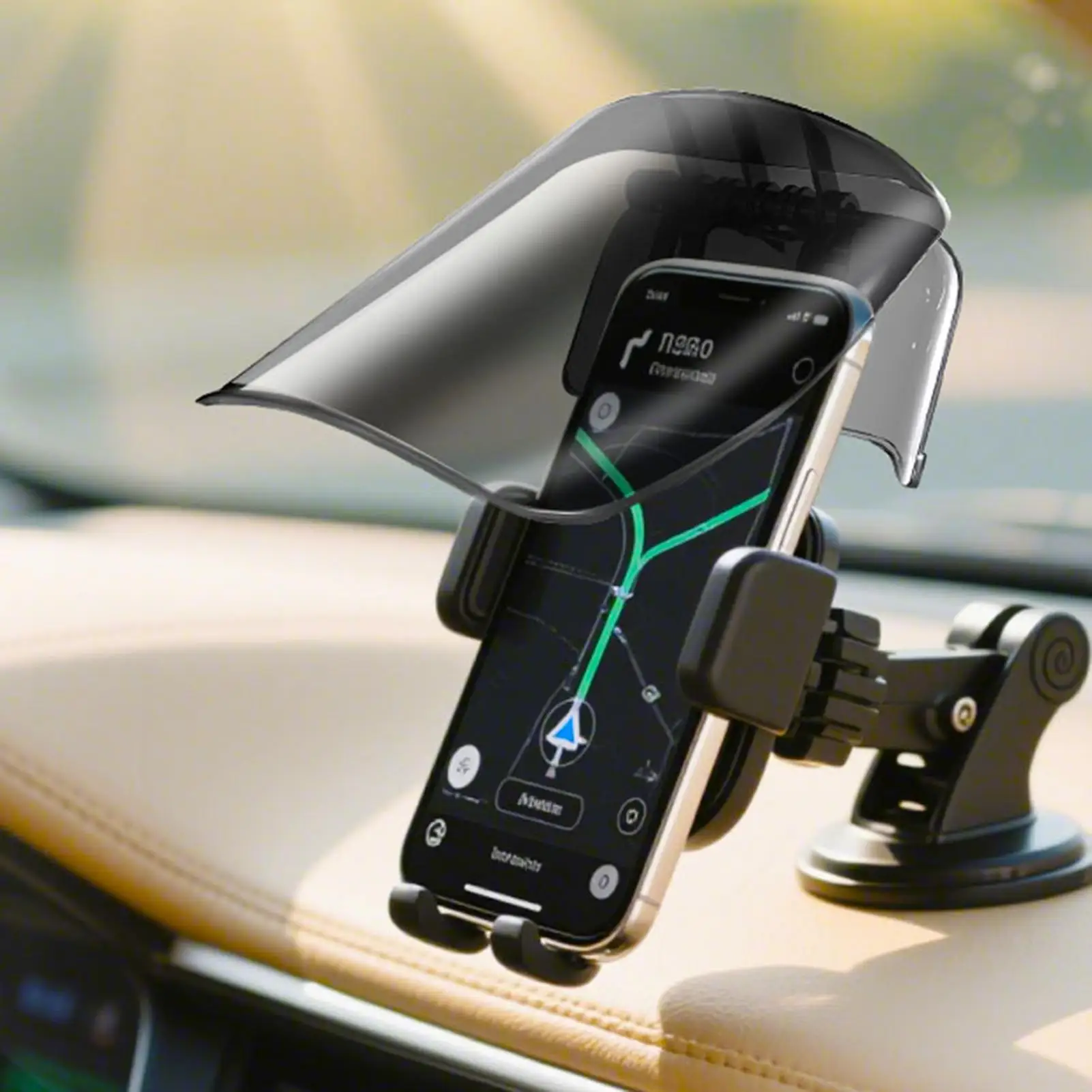 Sun Hat Style Phone Mount Sun Shade Adjustable Creative Riding Gear Outdoor Sun Hat Rainproof Universal Extended Sun Visor