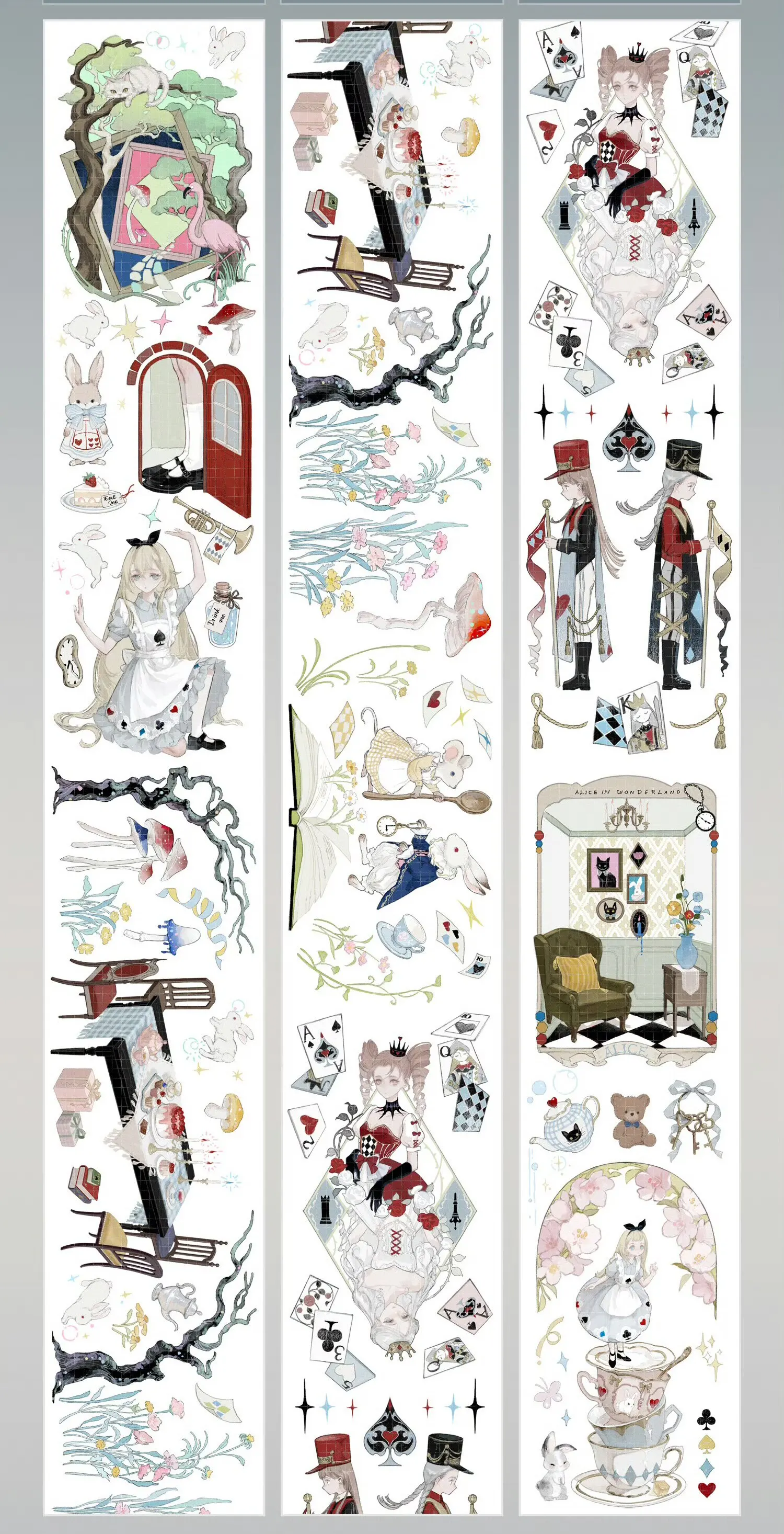 

Образец ленты Shinewashi Pet Tape Loop/Alice of Dreams/Happiness Tea Shop/Fun Dream Country/Star Dream Wonderland