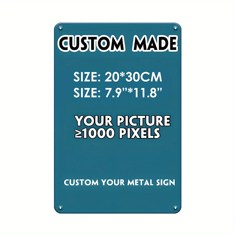 1Pc 8X12 Inch Custo… - image