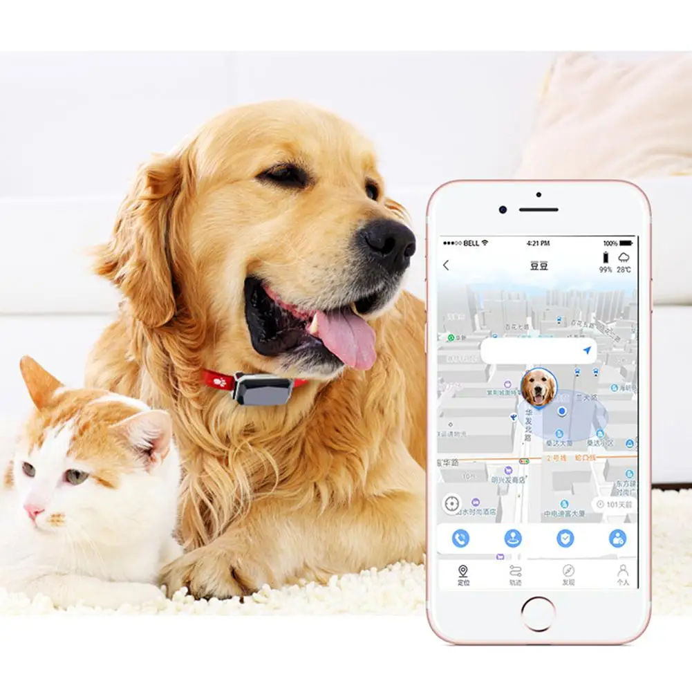 

Mini Pet Real-time Tracking Collar IP67 Waterproof GPS AGPS LBS Wifi Tracker Tracking Locator Dog Cat Find Device Wholesale