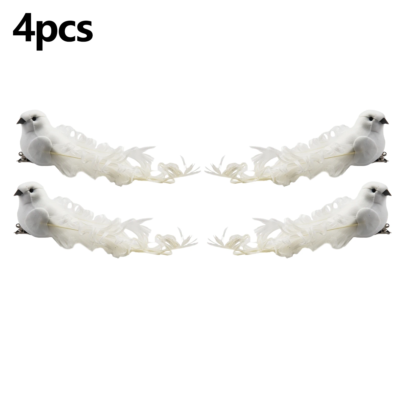 4 шт., декоративные перья для украшения птиц