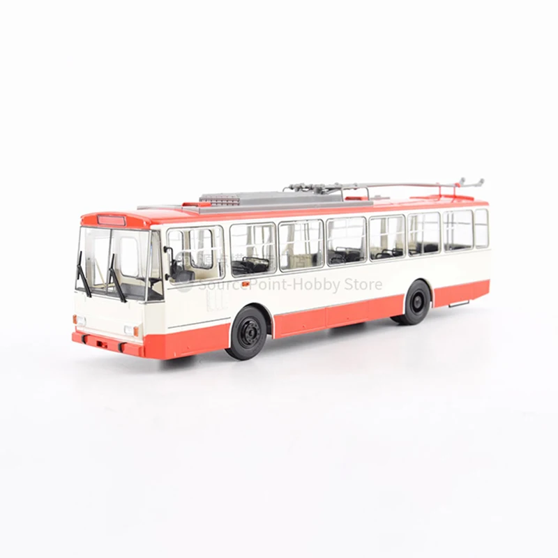 

1:43 Scale Diecast Alloy SKODA-14TR Trolleybus Toys Cars Model 103559 Classics Nostalgia Adult Souvenir Gifts Static Display