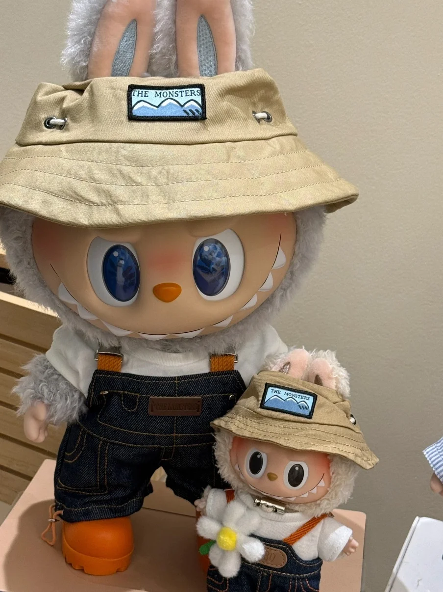 

Labubu Spring Wild Girl Clothes Set Doll Costume Changeable Cowboy Skirt Universal for First Third Generation Dolls