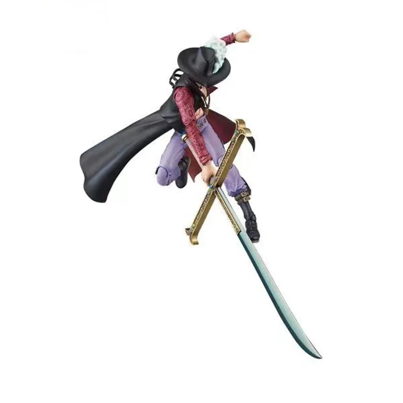 

100% Original MegaHouse Variable Heroes VAH Dracule Mihawk ONE PIECE In Stock Anime Action Collection Figures Model