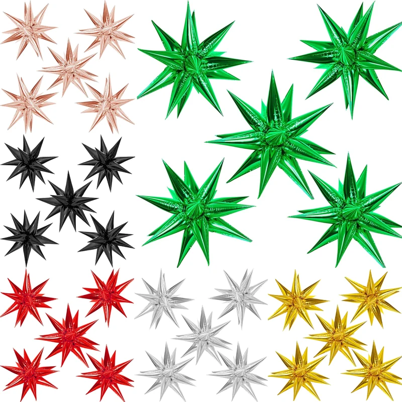5 Pcs Star Foil Bal… - image