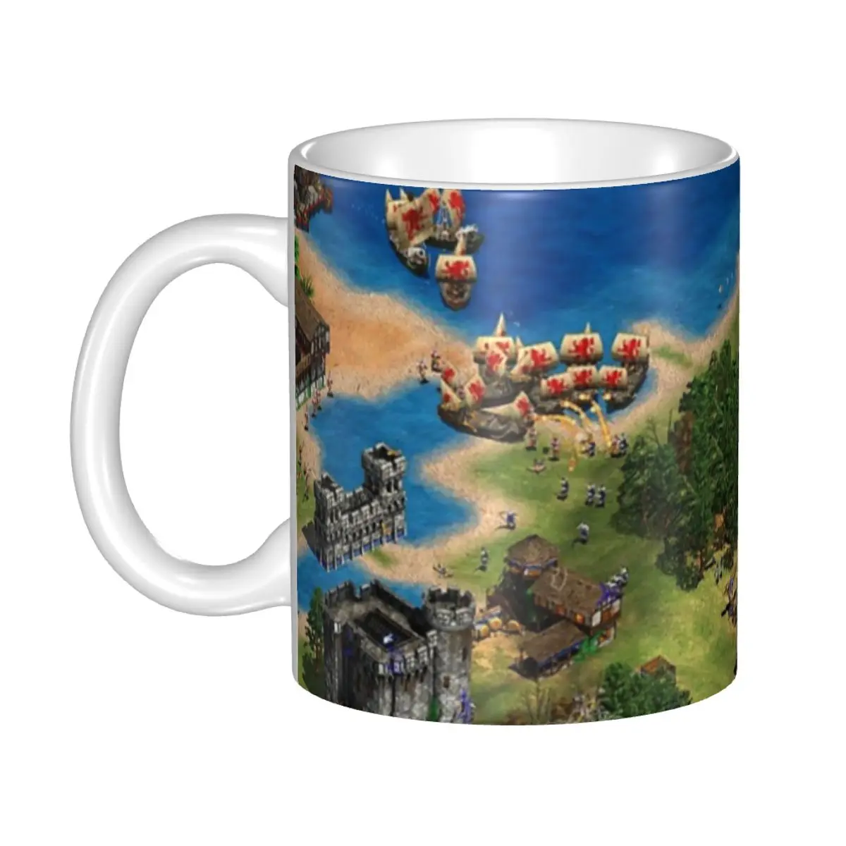 Age Of Empires Classic Battle Ceramic Magic Cups 350ml Milk Tea Coffee Mugs Best Birthday Gifts for Children Friends