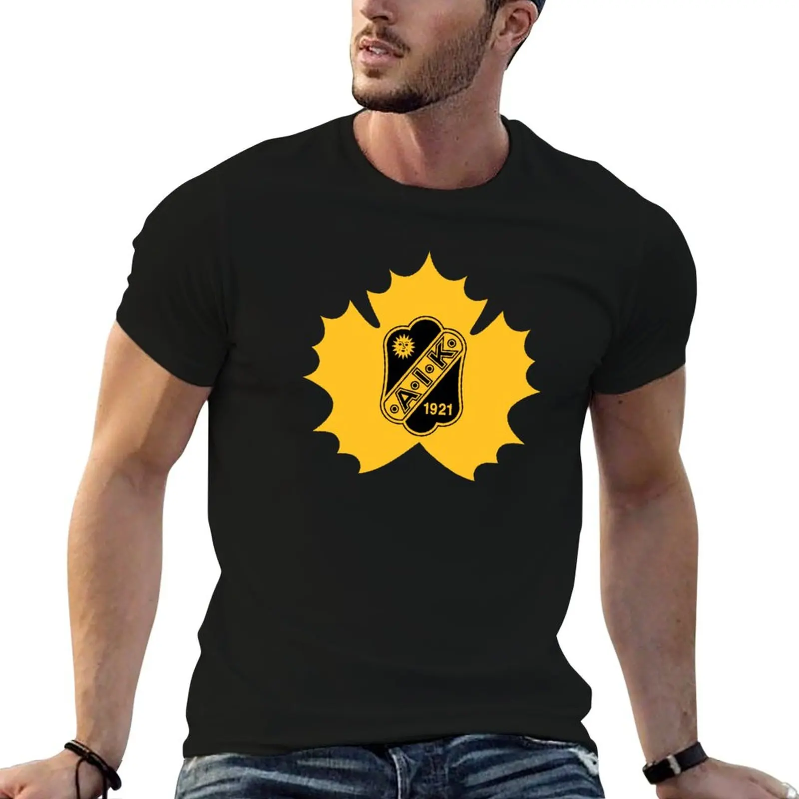 Skelleftea AIK T-Shirt plus sizes designer shirts vintage clothes Aesthetic clothing mens vintage t shirts