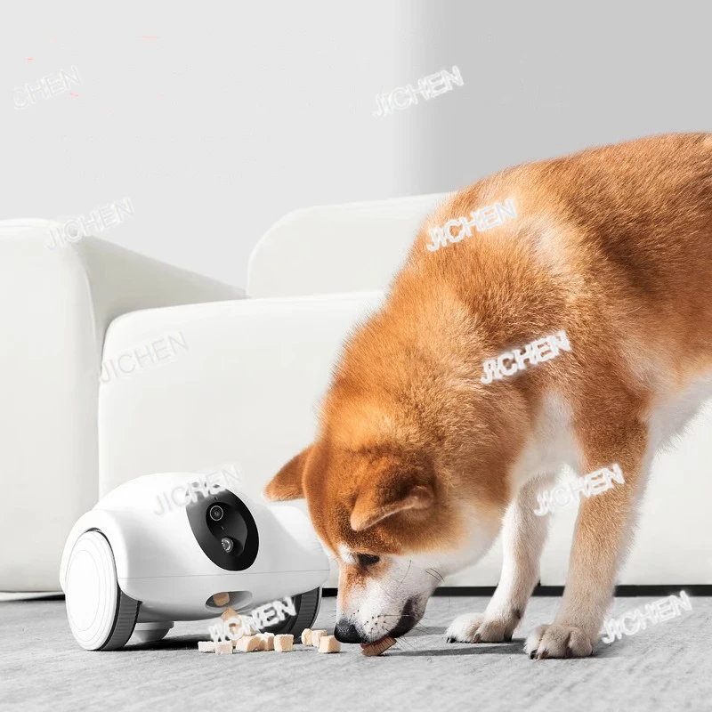 1080P alta definición perro gato 15 días de larga duración de la batería dispensación de aperitivos interacción láser mascota significativo otro robot