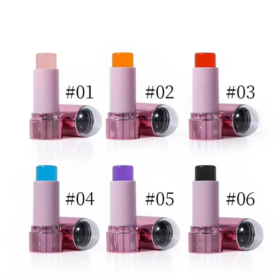 

Private Label 6colors Color-changing Jelly Blush Stick Smooth Moisturizing Long-lasting Warm Change Lips Faces Makeup Bulk