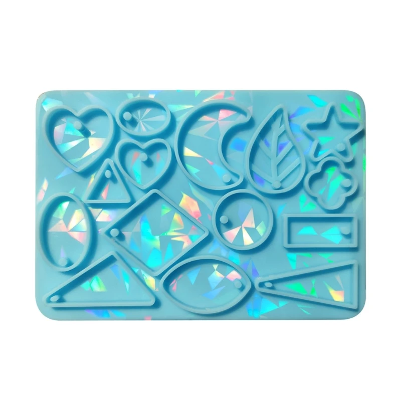 

Blue Shiny Light and Keychain Silicone Mold for Valentines Gift Craft