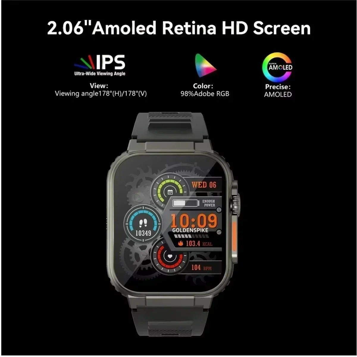 New Fashion Ultra AI 4G Android Smart Watch 32 256GB 2.2 '' 448*528 AMOLED Screen SIM Card Health Monitoring 180°Rotating Camera