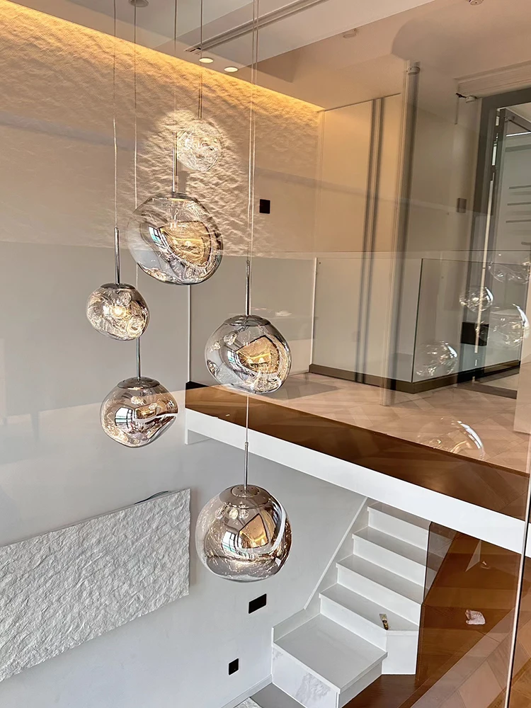 Nordic LED Ceiling Pendant Lamp Lava Pendant Lights Modern Light Lighting Living Room Indoor Decor Home Fixtures Kitchen Hanging