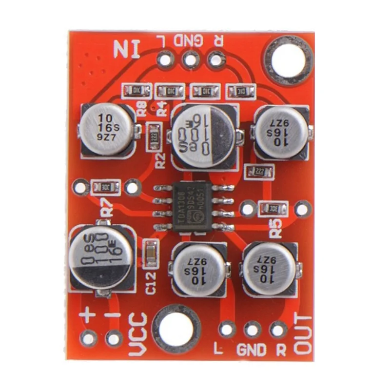 N93R 5PCS DC 5V-15V AD828 Modulo preamplificatore preamplificatore stereo Modulo AMP Modulo preamplificatore microfono