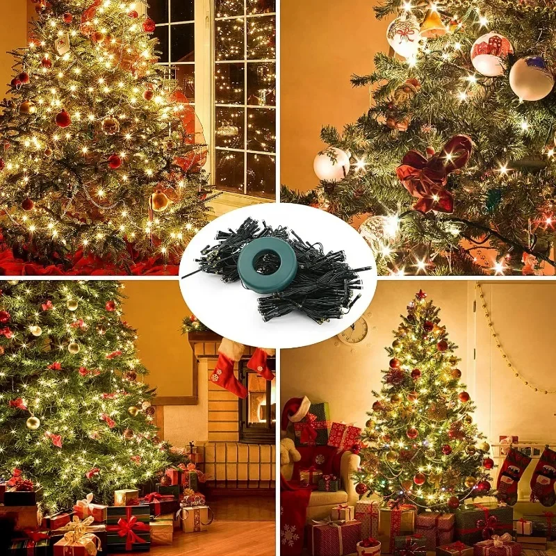 8 Modes USB Christmas Tree Mesh Light Decorative Light String Indoor Garden Wedding Halloween Decoration LED Light Strip