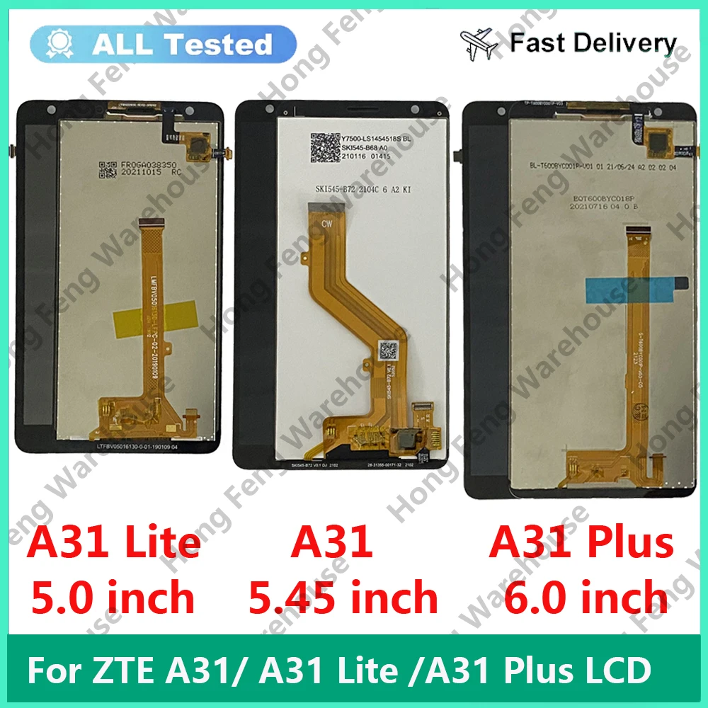 

For ZTE Blade A31 2021 LCD Display Touch Glass Screen Digitizer Assembly Repair ZTE Blade A31 Lite Display A31 Plus L210 LCD