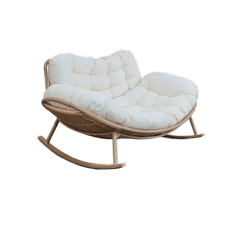 

Двойное кресло-качалка, кресло для взрослых, ленивый балкон, гостиная, диван для отдыха, сон, открытый двор, домашнее кресло-качалка