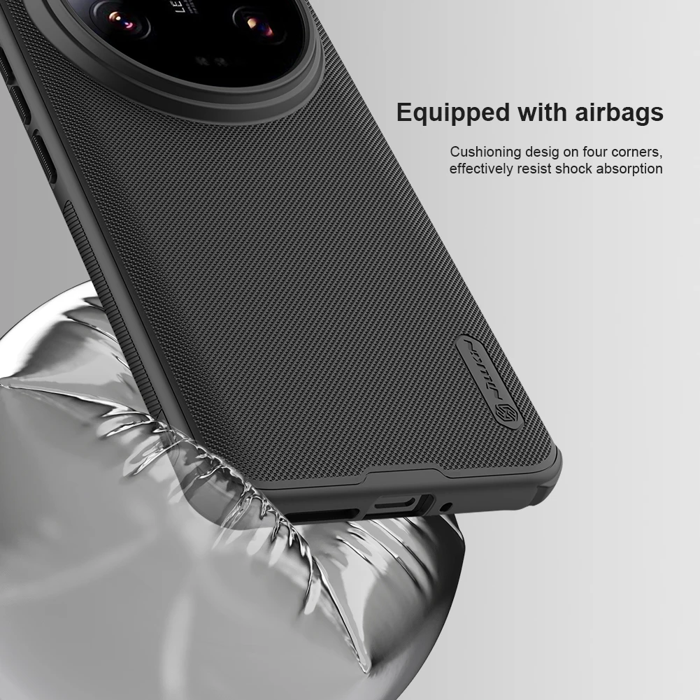 Casing Nillkin Super Frosted Pro, sarung belakang tahan guncangan untuk Xiaomi Mi 14 Ultra 5G