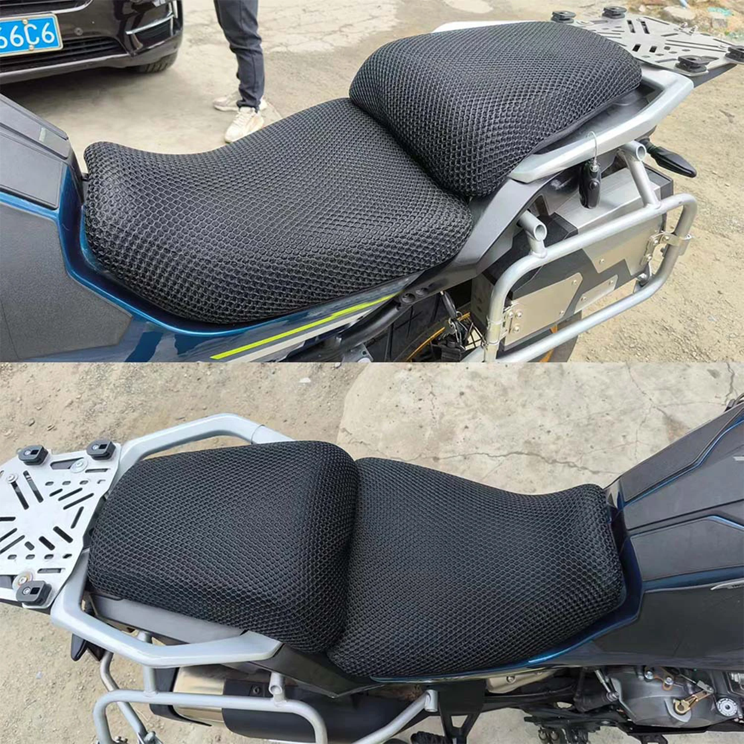 For CFMOTO CF 800MT MT800 MT 800 MT Motorcycle Accessories Seat Cushion Cover Protector Guard 3D Sunscreen Mesh Pad Protection