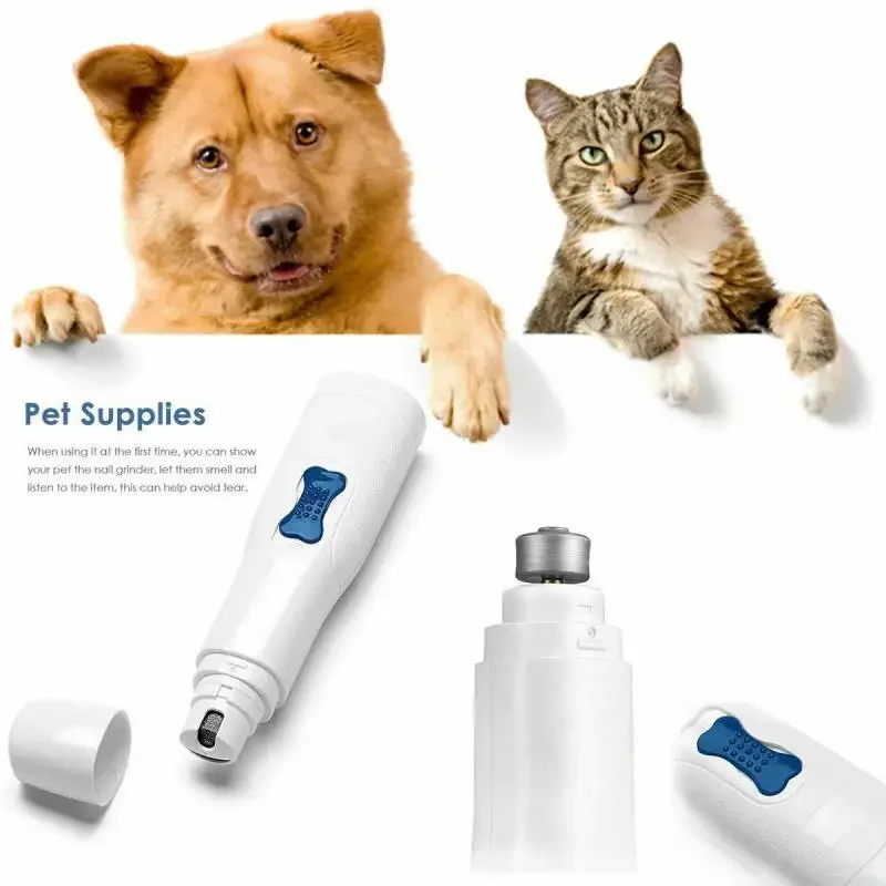 

Electric Pet Nail Grinder Beauty Trimmer For Dog And Cat Paws, Haircut Tools - Pet Supplies