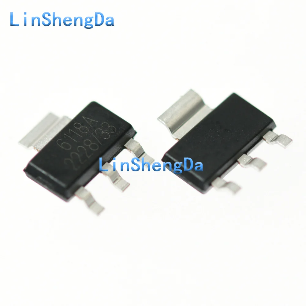 New stock ME6118A33B3G silk screen 6118A 3.3V low dropout linear regulator SOT-223