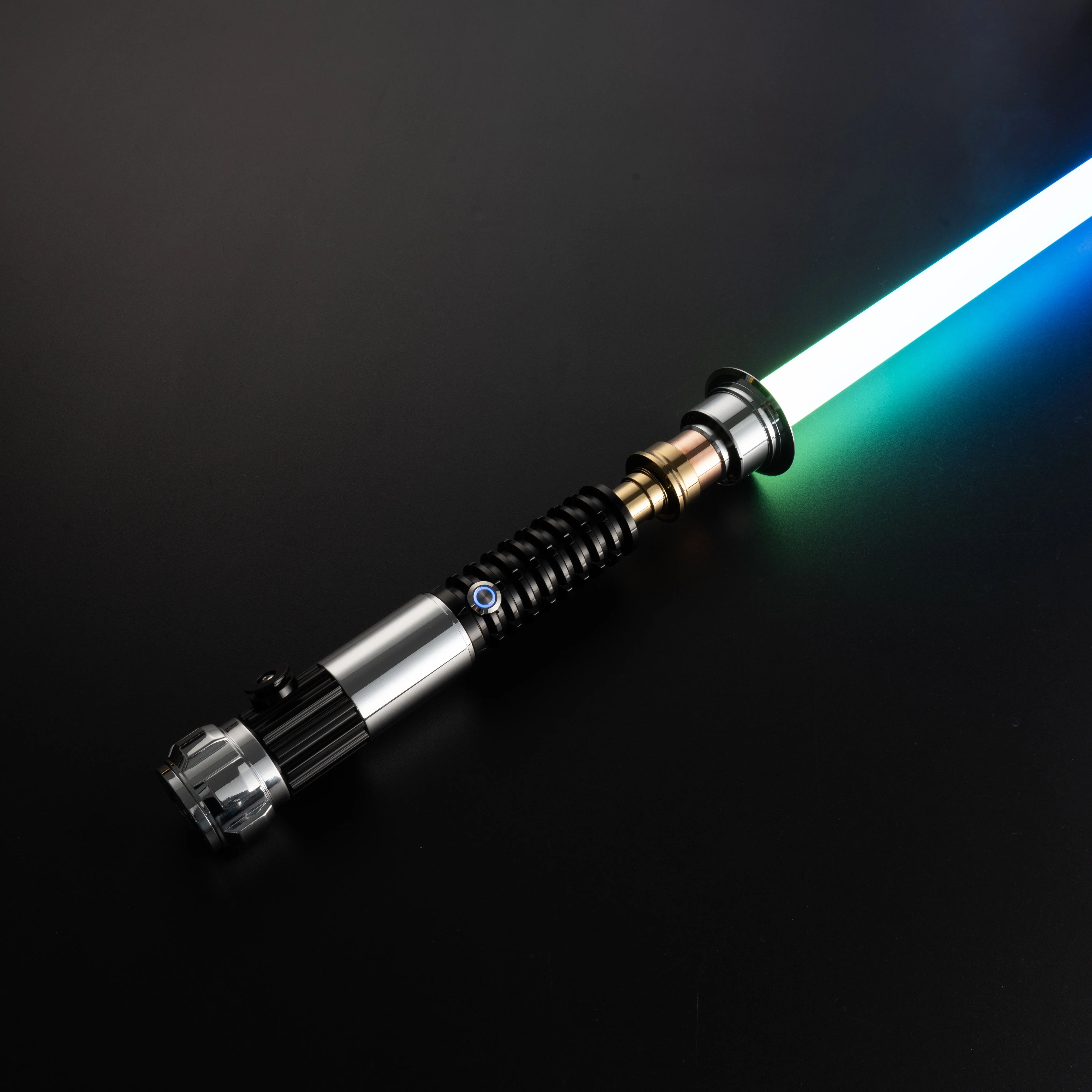 

Lightsaber Kenobi OBI-Wan Smooth Swing LED Light up RGB Pixel Heavy Dueling Laser Sword Cosplay Game Movie Prop