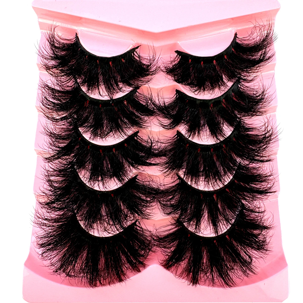 HBZGTLAD Fluffy long lashes 3D Faux Mink Lashes Natural False Eyelashes Dramatic Soft Volume Lashes Eyelash Extension Makeup