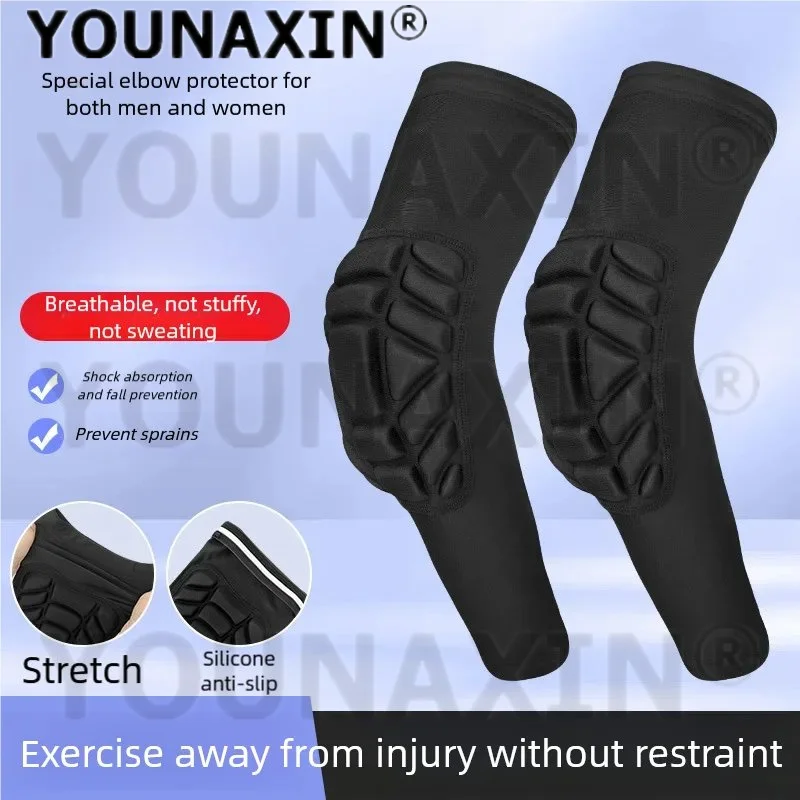 

2 Pcs Basketball Elbow Guard Athlete Anti-collision Protective Gear Fitness Training Running Sports Arm Guard S M L XL 2XL
