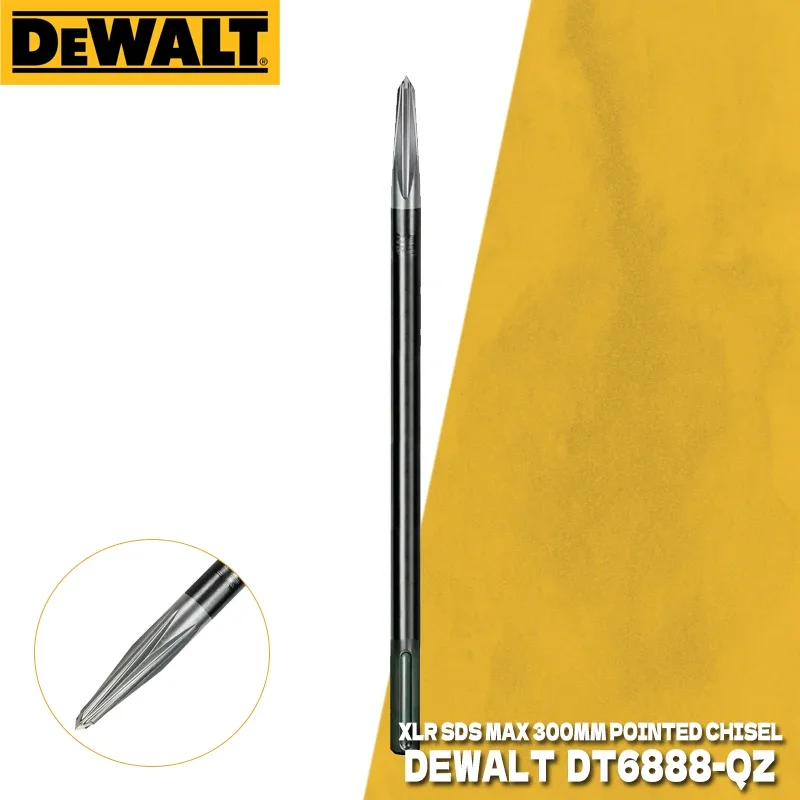 DEWALT DT6888 DT6889 XLR SDS MAX Pointed Chisel 300/400mm Pointed Chisel Dewalt Power Tool Accessories