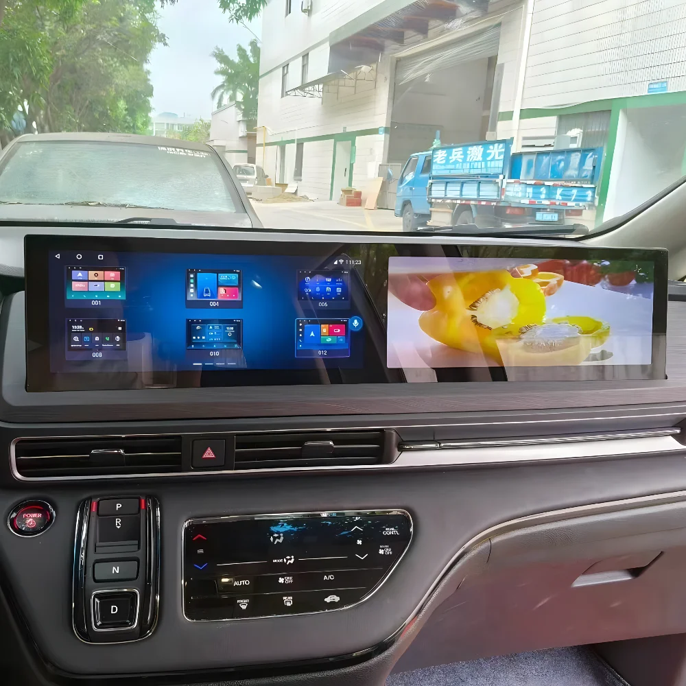 혼다 오디세이 2020-2024용 12.3인치 안드로이드 라디오 카플레이 차량용 비디오 2Din 플레이어 멀티미디어 내비게이션 듀얼 스크린 GPS 헤드 유닛