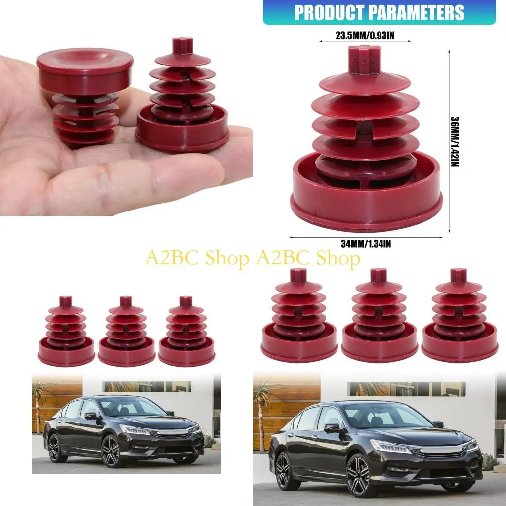 A2BC 53697SB3952 Molded Plastic Power Steering Cap Replacement with Built in Seal, Cover Three Piece Set for Fluid System