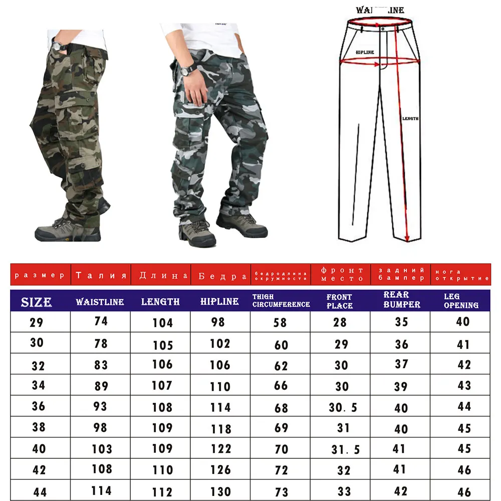 Military Tactical Pants Men Special Combat Trousers Multi-pocket Waterproof Wear-resistant Casual Training Overalls Men Pants