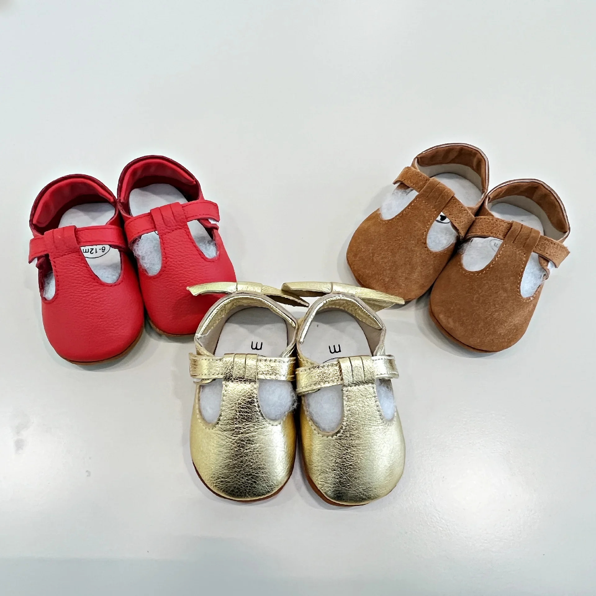 

Spring Cow Leather Baby Boys Shoes Cute Bow Genuine Leather First Walkers Non-slip Autumn Newborn Girls Soft Shoes