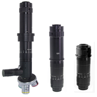 Lapsun 100X 120X 1000X 2000X 4000X Adjsutable Coaxial Light Parallel Optical Microscope Indusry Camera C-Mount Zoom Lens 0650
