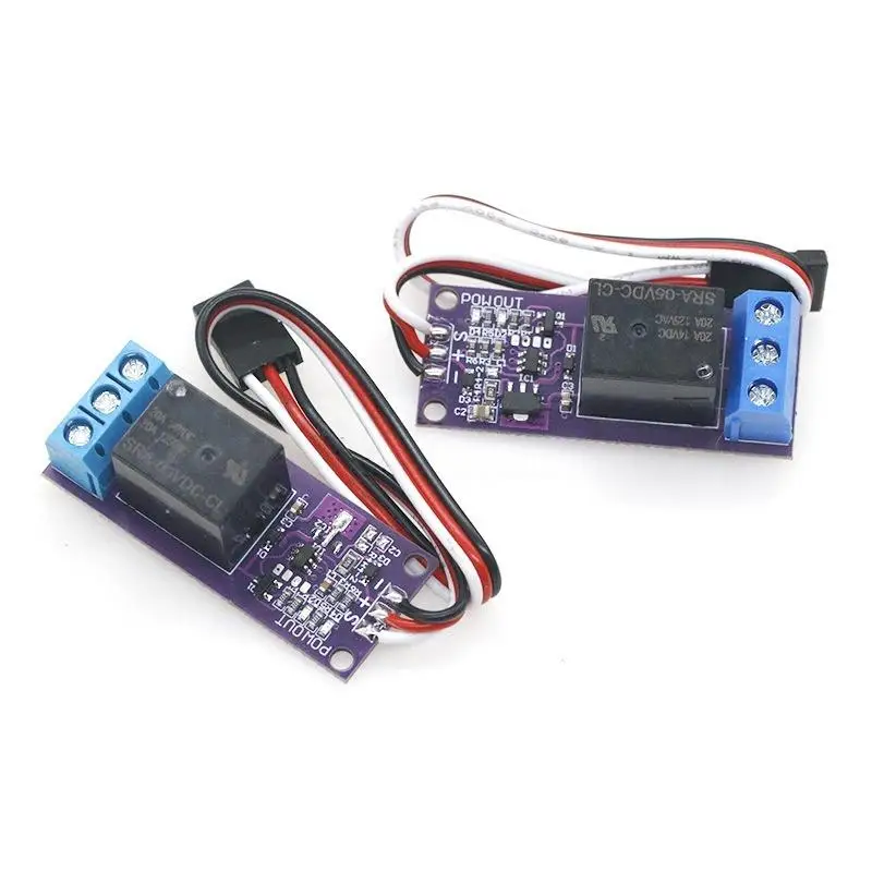 RC Model Aircraft PWM Relay Switch Module Easy to Operate Electronic GPS Light Controller for RC Drone Beginner DIY Modificatio