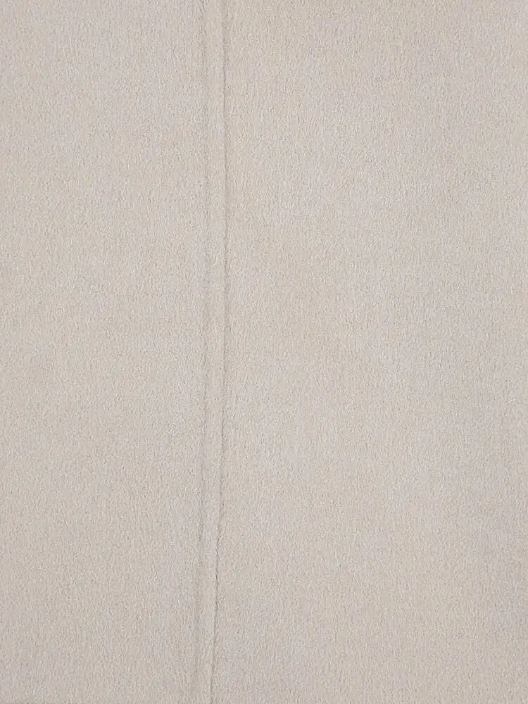 2026 الشتاء الخريف سترة المرأة ريال فوكس الفراء مقنعين الكفة ملابس خارجية غير رسمية معطف الصوف يمزج الصوف معطف جديد