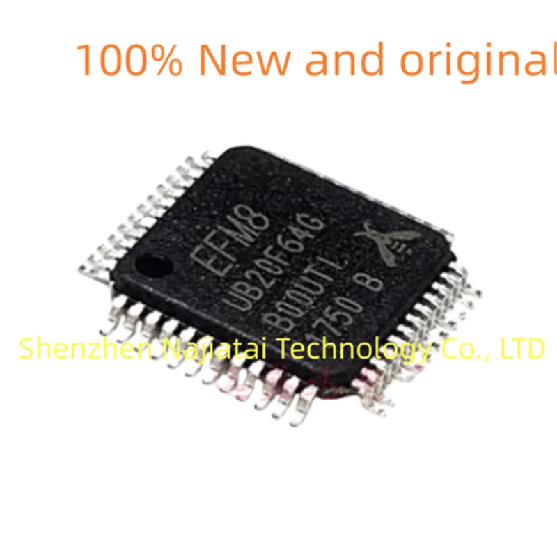 5 PZ/LOTTO 100% Nuovo Originale EFM8UB20F64G-B-QFP48R EFM8UB20F64G QFP-48 Chip IC