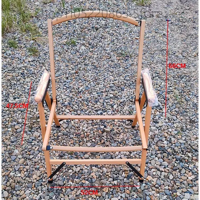 

Removable Kermit Chair Frame Solid Wood Folding Chair Frame Outdoor Folding Chair Frame