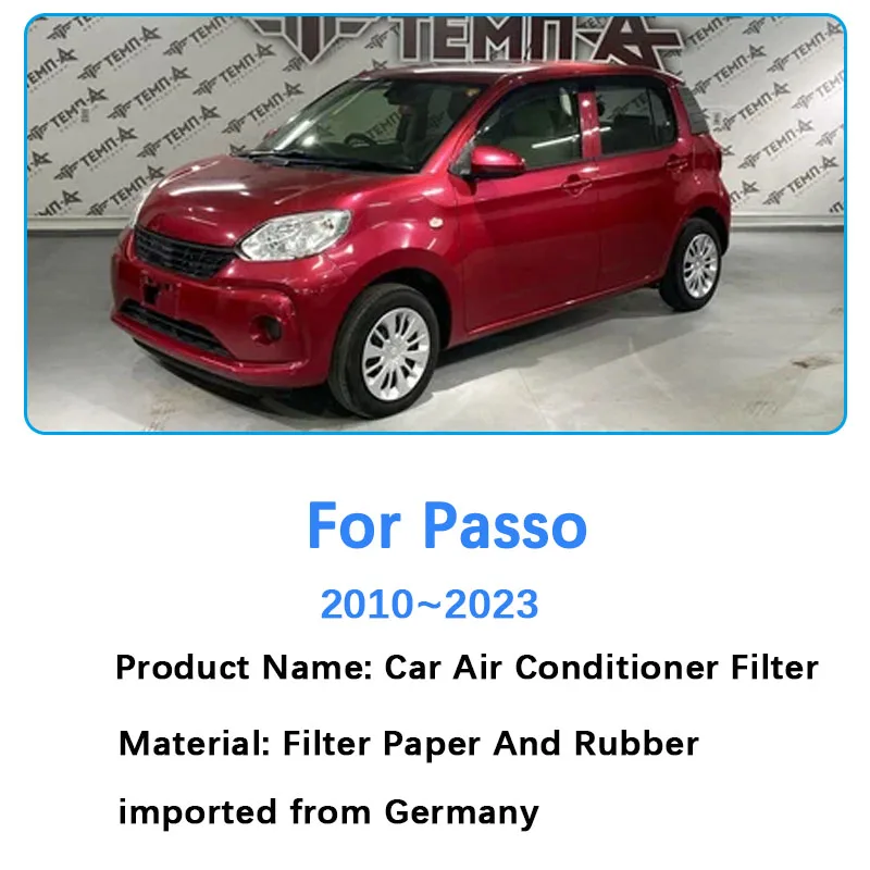 For Toyota Passo Daihatsu Boon 2010-2023 2011 2012 2013 Car Accesories Air Filter Intake Purifier Engine Conditioner Filter Grid