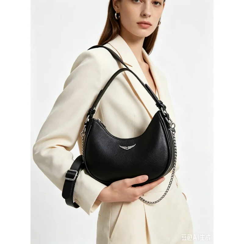 2026 Large Capacity Diaper Bag Commuter Elegant Leather High End Minimalist Tote Purse For Ladies Business Leisure image 3