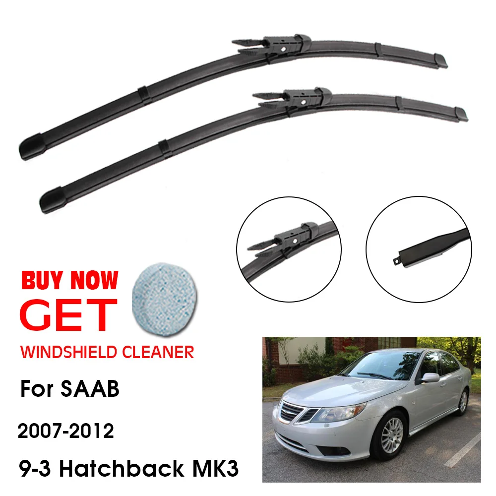 

Car Wiper For SAAB 9-3 Hatchback MK3 23"+23" 2007-2012 Front Window Washer Windscreen Windshield Wipers Blades Accessories