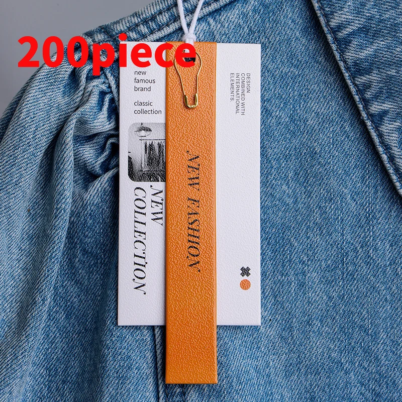 20 0piece.Custom.Custom Print Paper Hangtag Hang Tags Clothing Garment Tags Swing