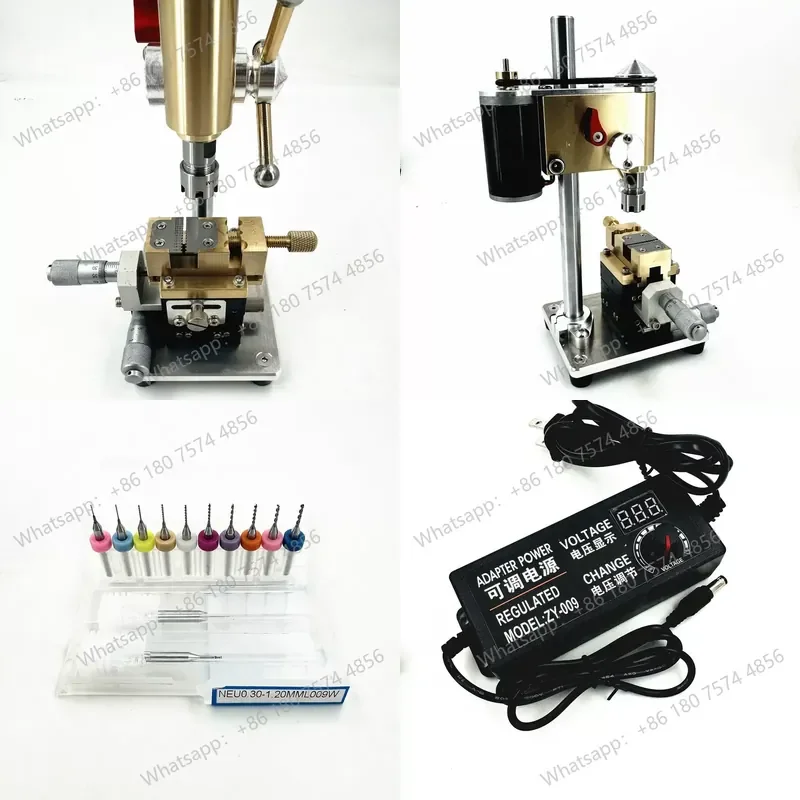 Watch Repair Tool Multi-functional Precision Bench Drill for Broken Handle Head Punching Movement Splint Broken Screw Small